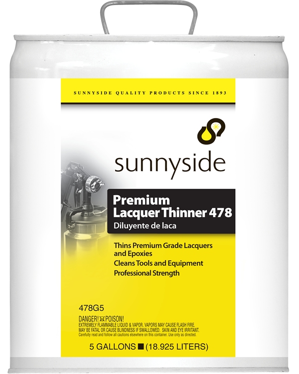 Sunnyside Low VOC Lacquer Thinner, 5 Gallon - Kenyon Noble Lumber