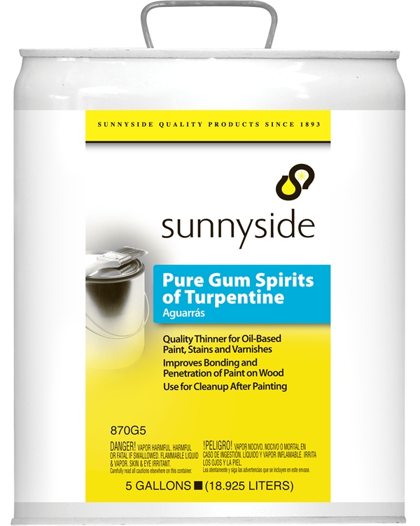 Sunnyside 1 Quart Pure Gum Spirits Turpentine