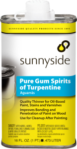 PURE GUM SPIRITS OF TURPENTINE